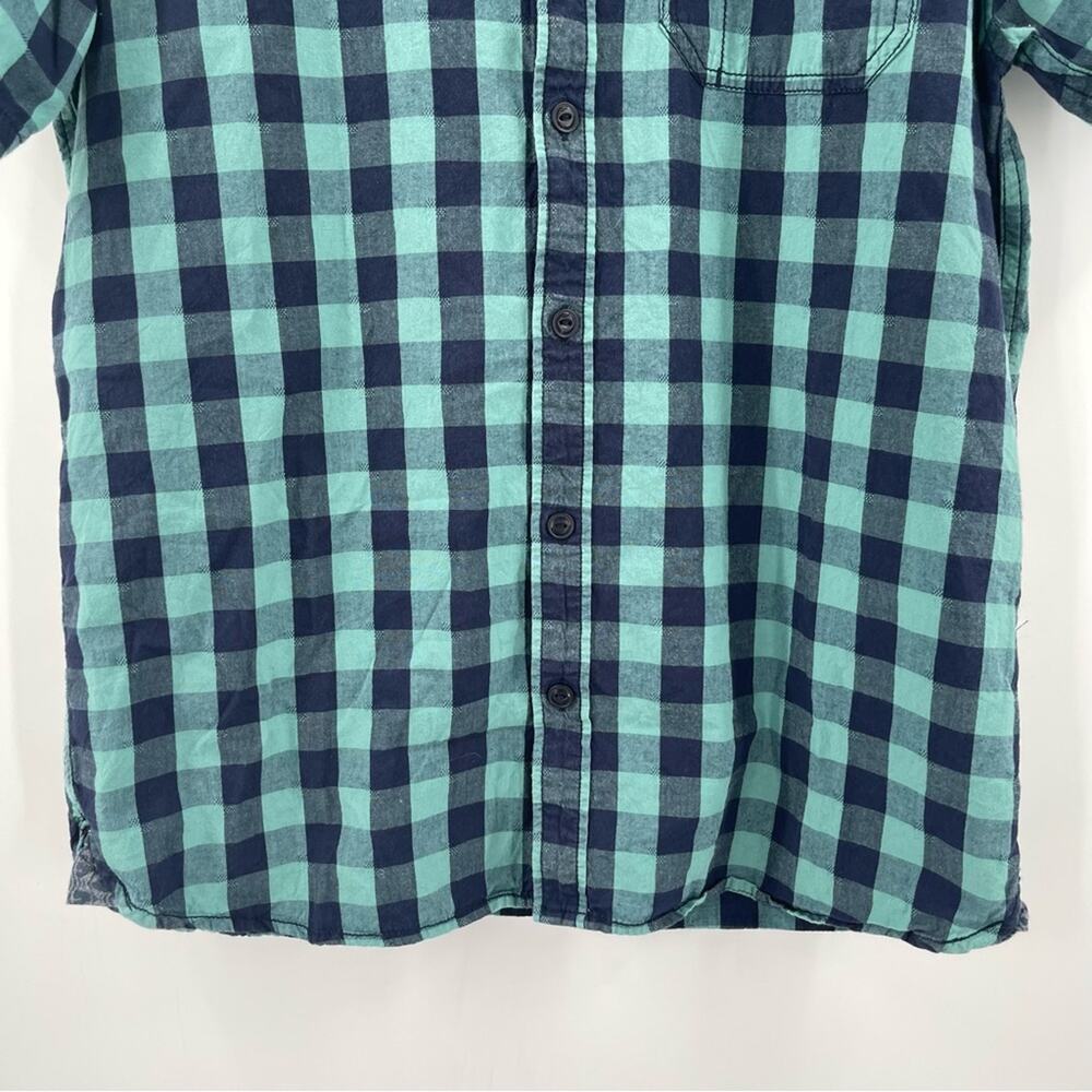 WEIRD FISH Button Down Shirt Small Short Sleeve Buffalo Check Lifestyle Outdoor - Picture 9 of 15